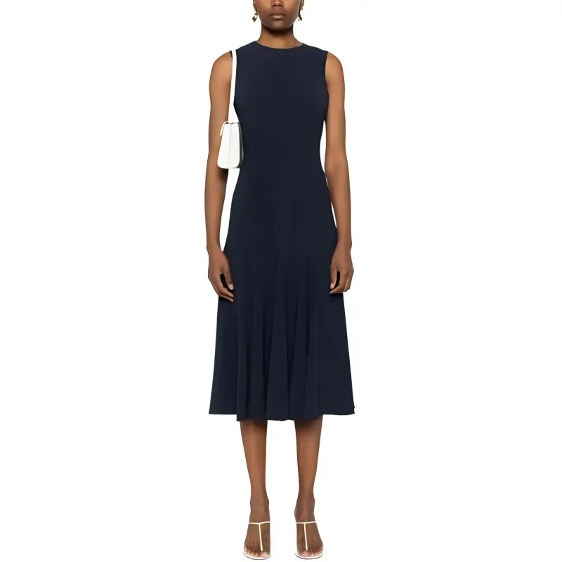 THEORY Crepe Flared Dress-1