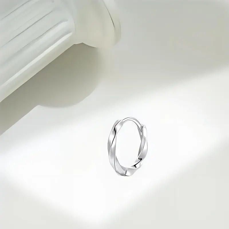 KIVA Sterling Silver Earrings Unisex-2