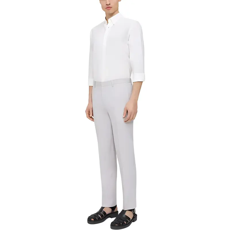 THEORY FW23 Suit Trouser Men's Gray White-1