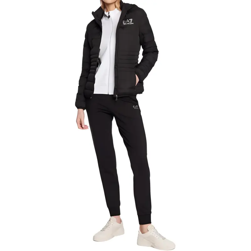 EMPORIO ARMANI Logo-Printed Zipped Puffer Jacket-1