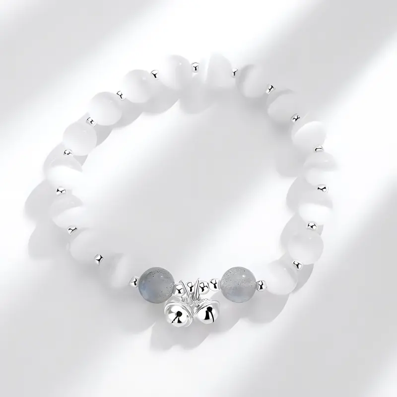 CMFY Glass Cat Eye Jade Bracelets Unisex-3