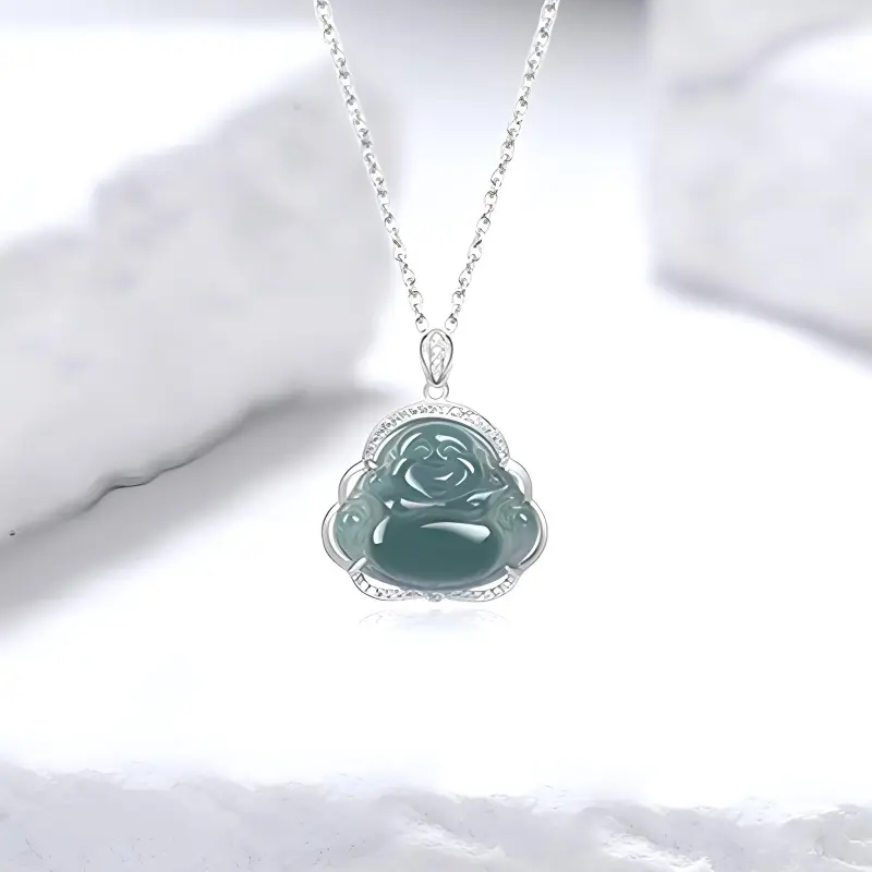 Bailijin Bean Type Jadeite Necklaces Unisex-1