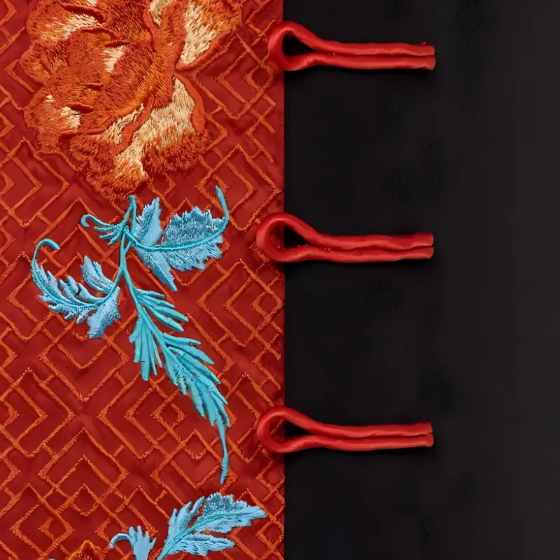 SHANGHAI TANG Embroidered Qipao Dress-4