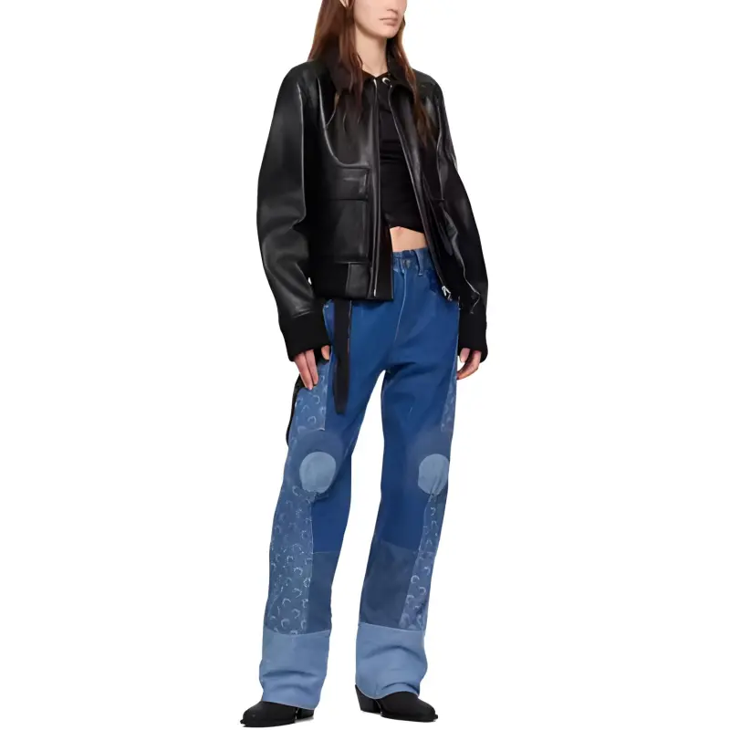 Marine Serre Jeans Women's Blue-3