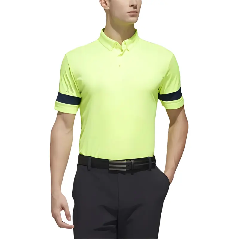 Adidas Polo Shirt Men's Neon Yellow-2
