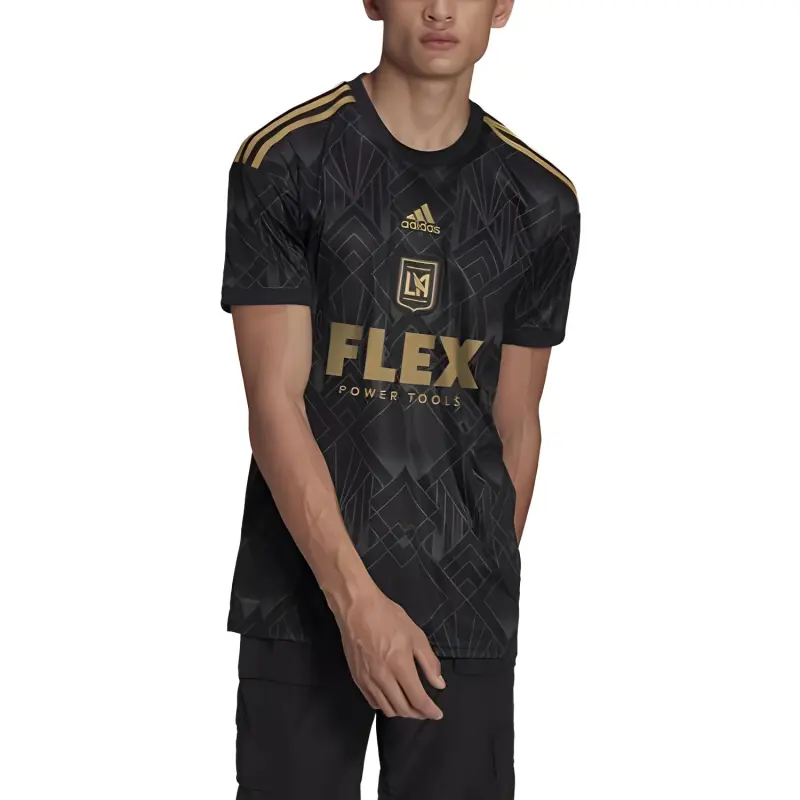 Adidas Free Shipping With AdiClub Los Angeles Fc 22/23 Home Jersey-2