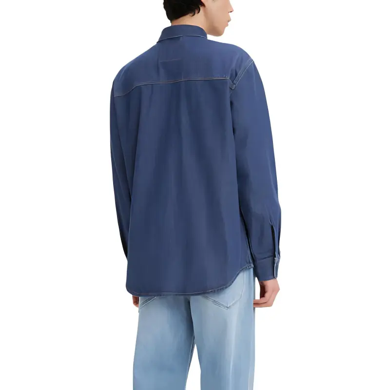 Levis Shirts Men Blue-2