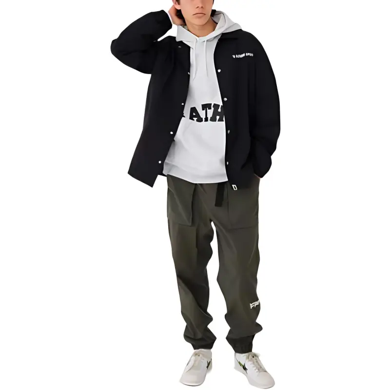A BATHING APE Giant Ape Head Relaxed Fit Pullover Hoodie-1