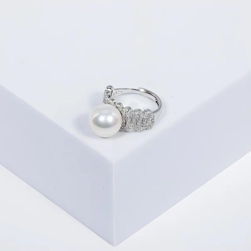 Ancient Jewelry Pearl Rings Women's-2
