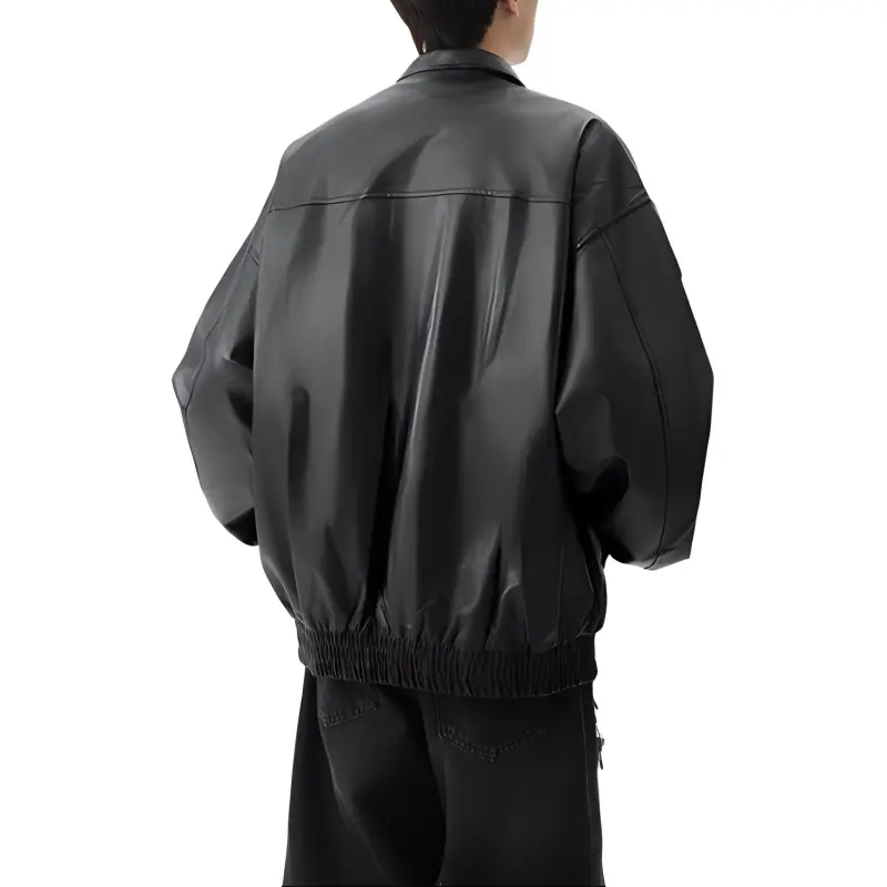 VESIBO Leather Jackets Unisex-1