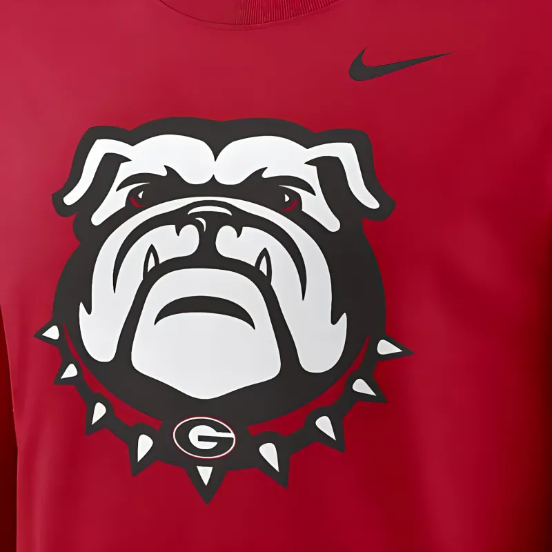 Nike Georgia Bulldogs Alternate Logo Men's Nike College Long Sleeve T Shirt-2