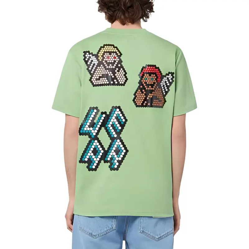 GCDS T Shirts Men Green-2