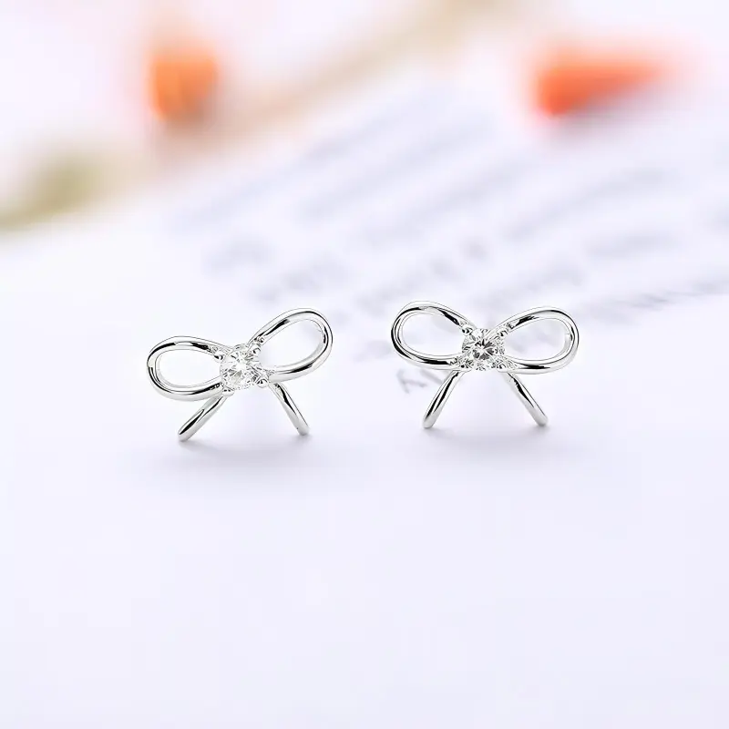BHI Alloy Stud Earrings Women's-2