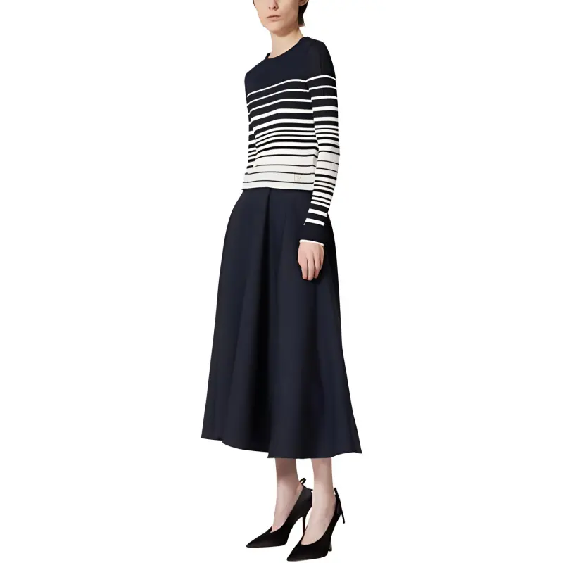Valentino Striped Long Sleeved Jumper-1