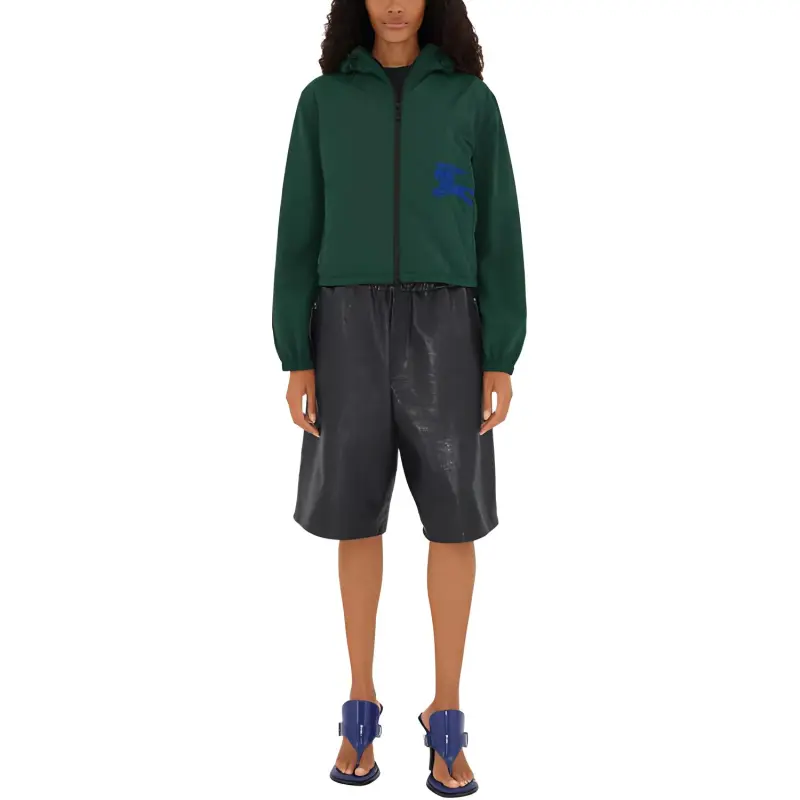 Burberry EKD embroidered Cropped Jacket-2