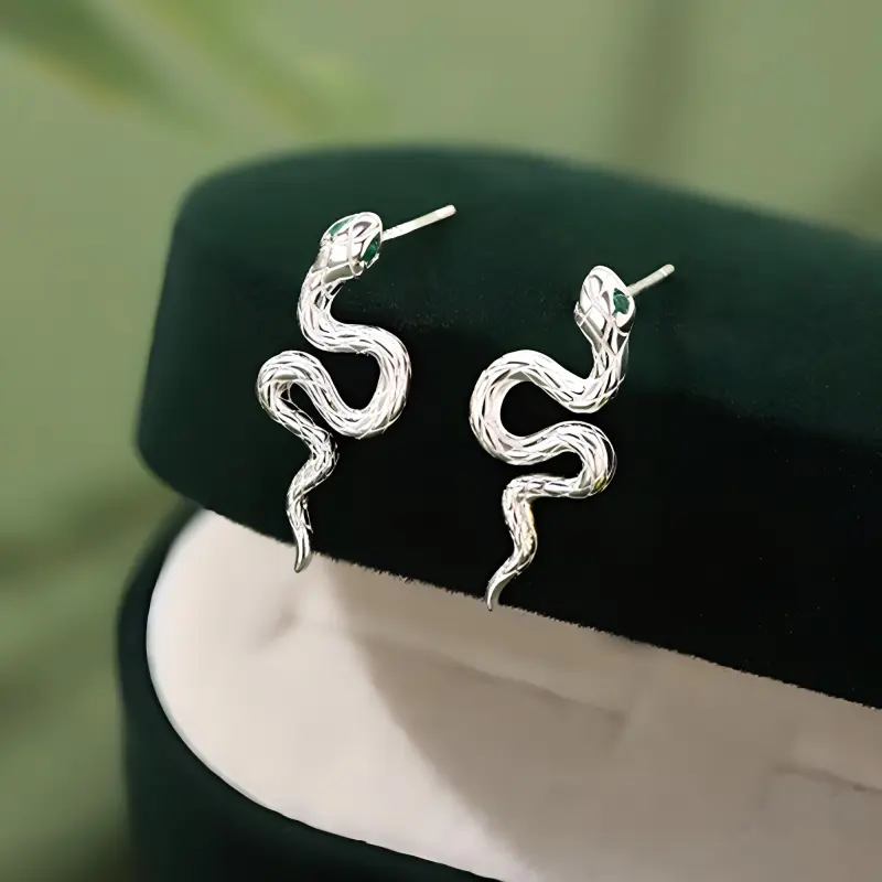 SWEET PLANET S925 Silver Stud Earrings Women's-1