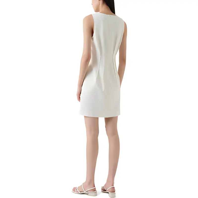 CLUB MONACO Sleeveless Dresses Women's Ecru-3