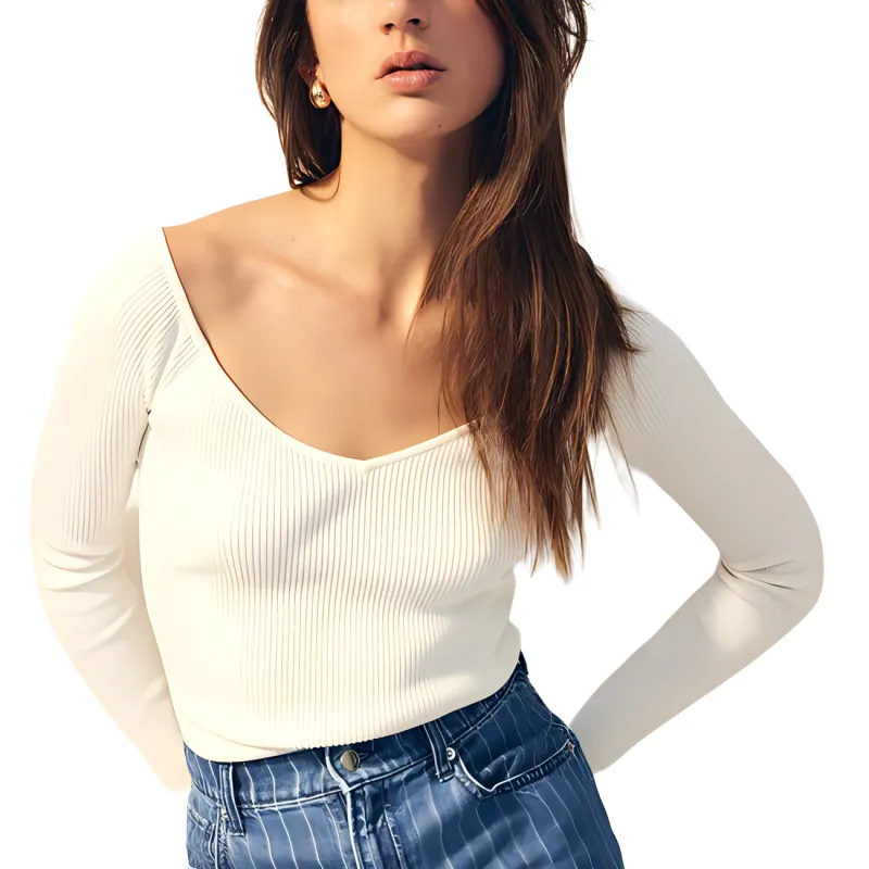 H&M T Shirts Women's White-2