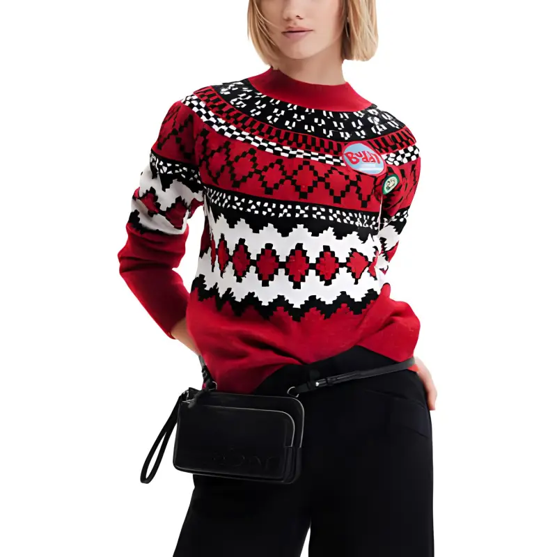 Desigual Sweaters Women's Red-1