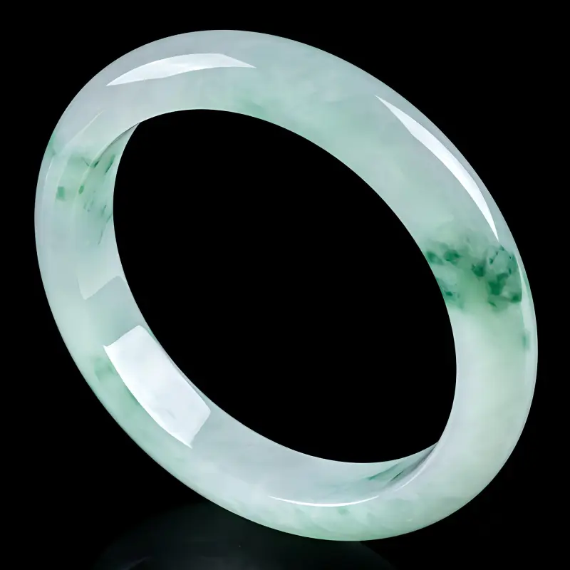 PUPAN Glutinous Jade Jadeite Bangles Women's-1