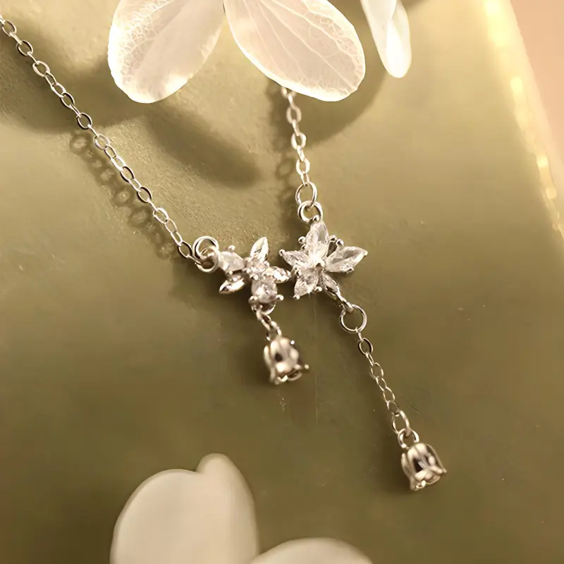 MOVER S925 Silver Necklaces Women's-4