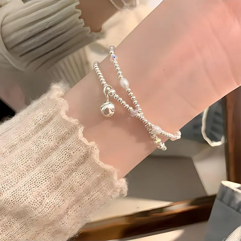 DAN DREAM Colored Glaze Jade Bracelets Women's-3