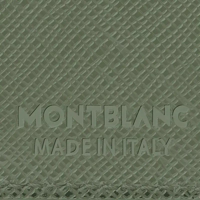 MONTBLANC MONTBLANC Leather Card Holder Men's Forest Green-3
