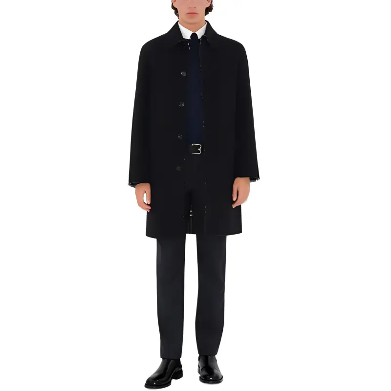 Burberry Single Breasted Mid Length Coat-2