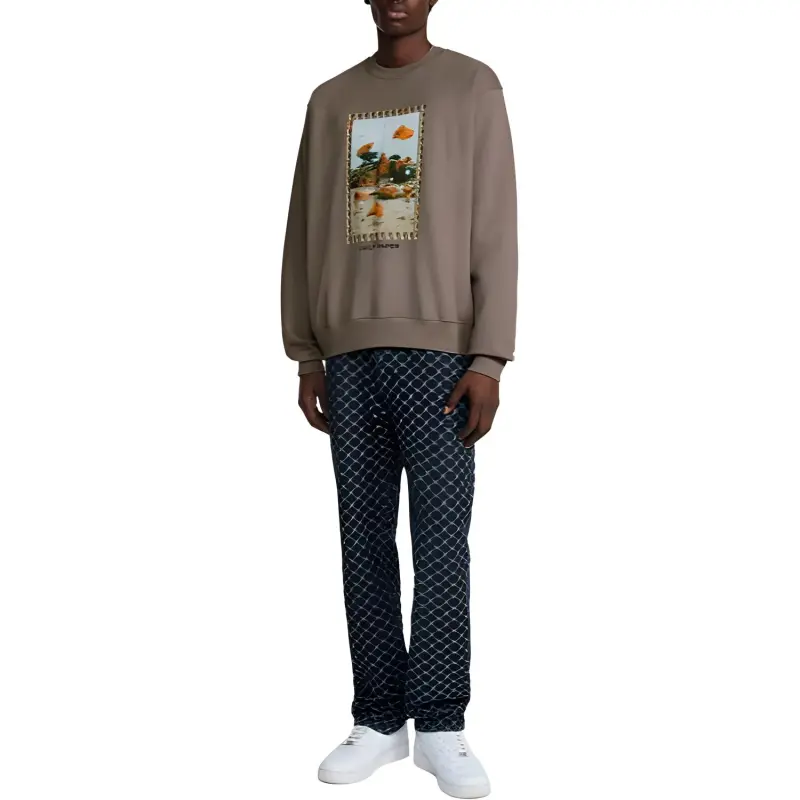 Daily Paper Sweatshirt Men's Taupe-3