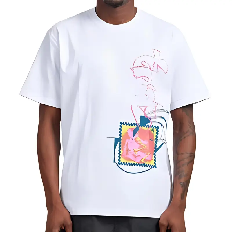 Thisisneverthat SS24 That Collage Tee T Shirt Unisex White-3