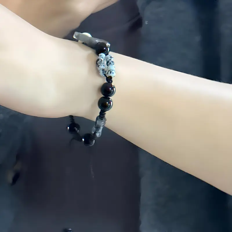 Mù Shàng Yún Yě Colored Glaze Bracelets Unisex-2