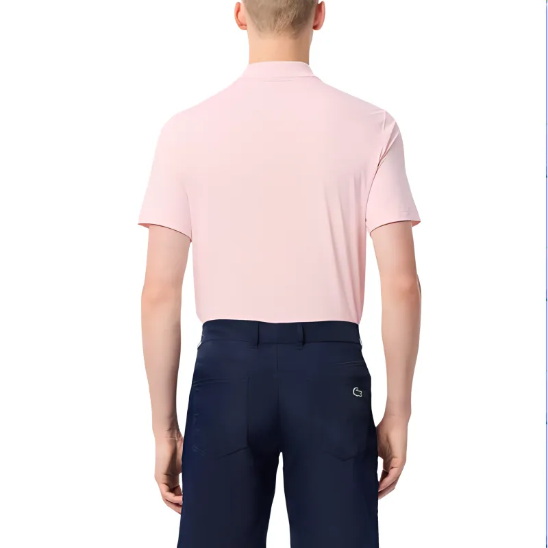 LACOSTE Polo Shirt Men's Light Pink-2