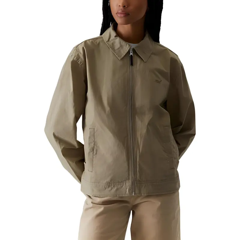 KITH Women's Arlo Washed Canvas Jacket 'Oak'-2
