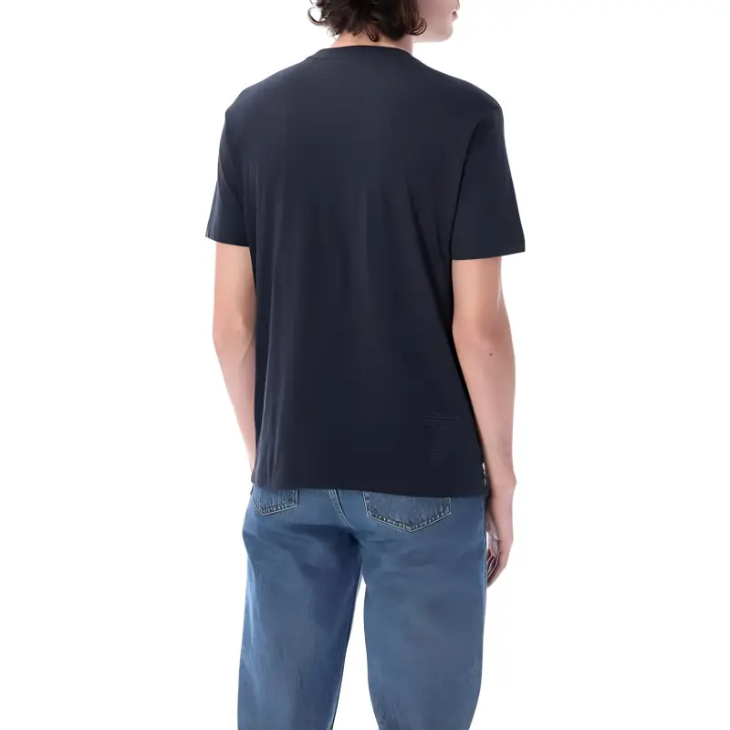 EMPORIO ARMANI EA7 SS23 T Shirt Men's Marine Blue-2