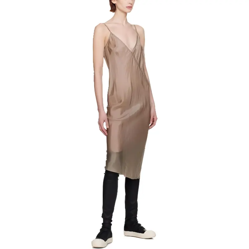 RICK OWENS/RO Slip Dress Women's Flesh-3