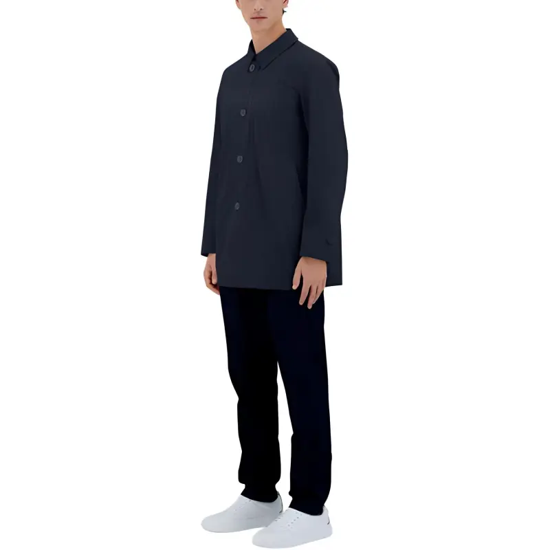 HERNO Single-Breasted Long Sleeved Trench Coat-5