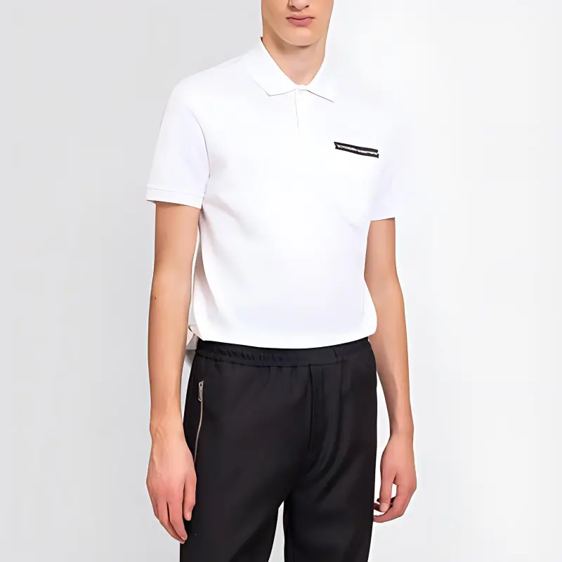 Givenchy Polo Shirts Men White-2