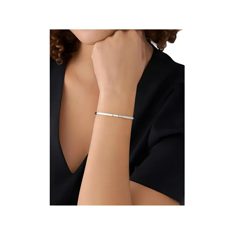 EMPORIO ARMANI 925 Sterling Silver Bangles Women's-1