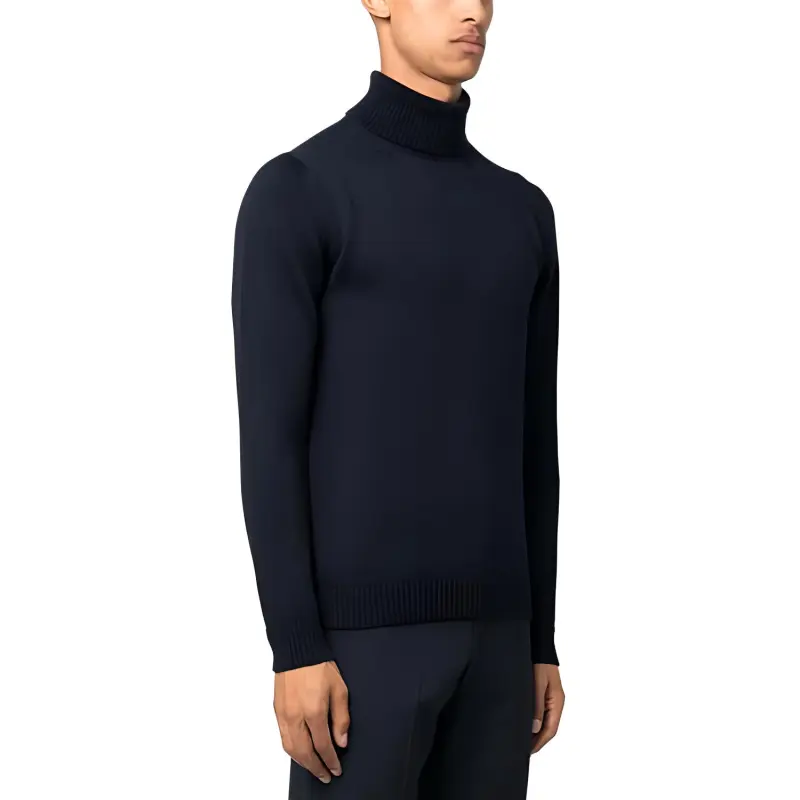 ROBERTO COLLINA High Neck Long Sleeved Sweater-3