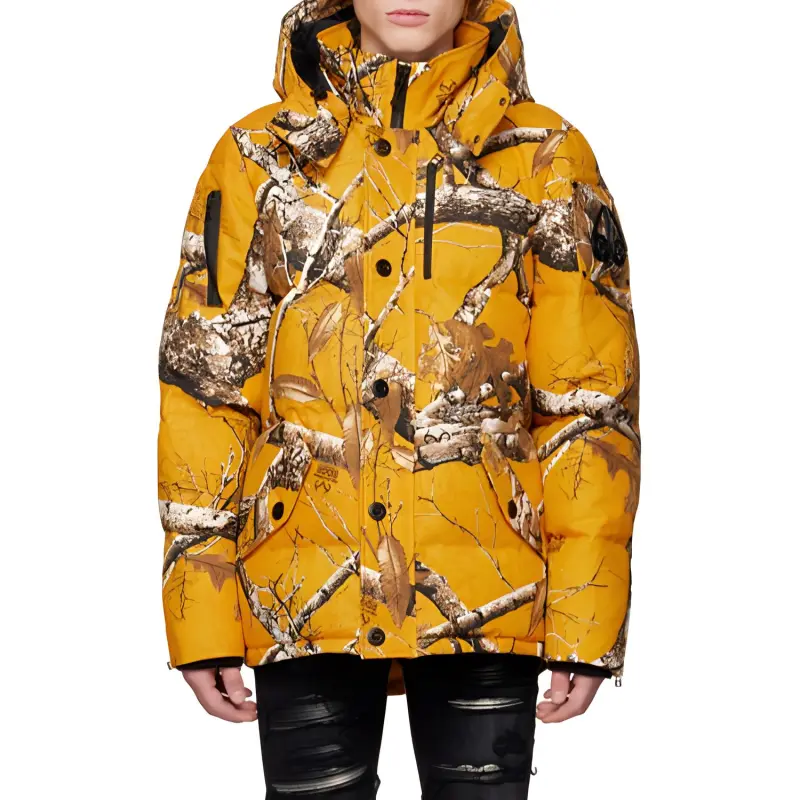 Moose Knuckles x Post Malone Down Jacket Men's Yellow-3