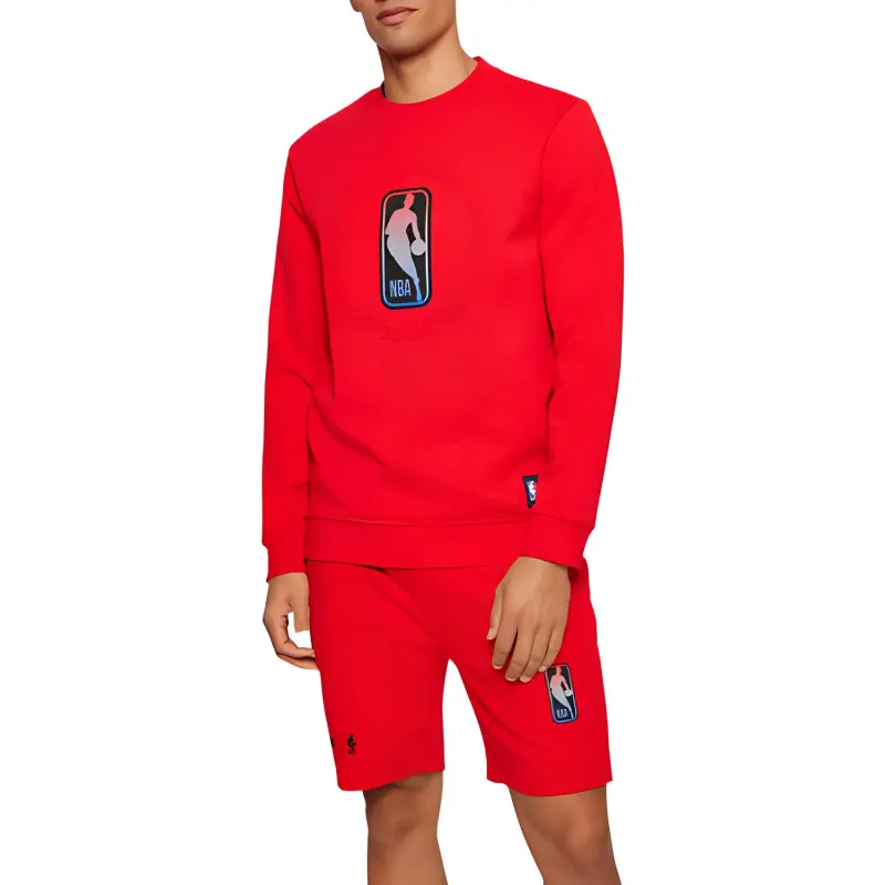 Nba X HUGO BOSS HUGO BOSS X NBA Sweatshirts Men Red-2
