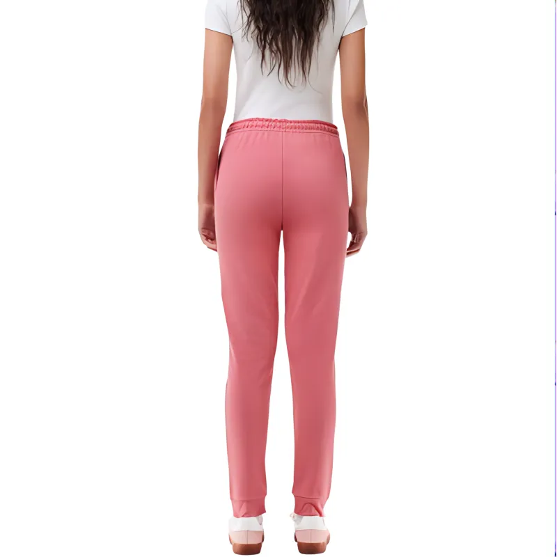 LACOSTE Knitted Sports Pants Women's Pink-2