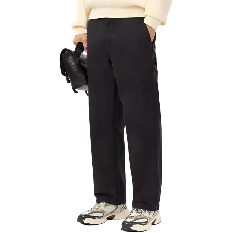 LACOSTE Casual Pants Men's Black-2