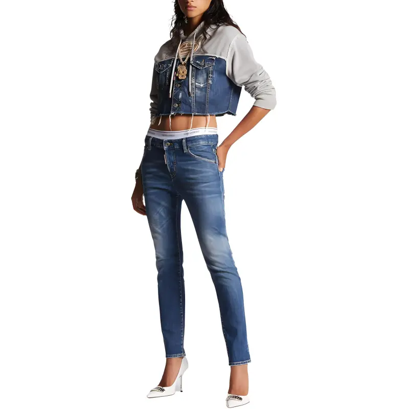 DSQUARED 2 Slim Fit Medium Cool Girl Jeans-2