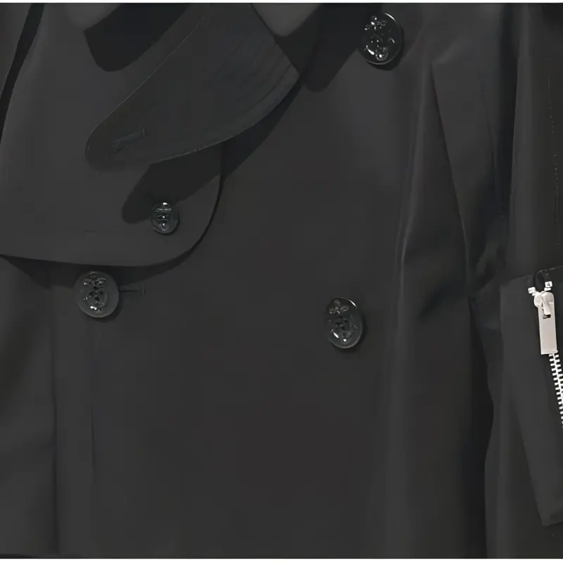 Sacai SS24 Puffer Jacket Women's Black-3