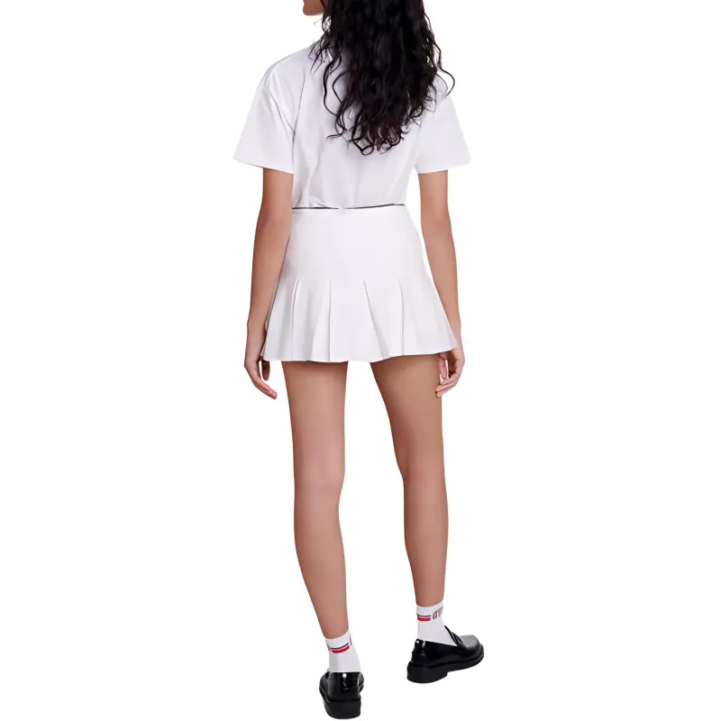 Maje Pleated Mini Skirt-2