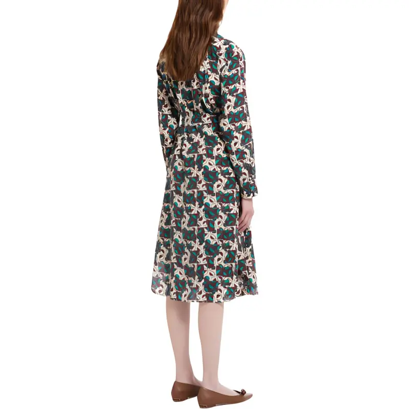 WEEKEND MaxMara FW22 Long Sleeved Dress Women's Multicolor-2