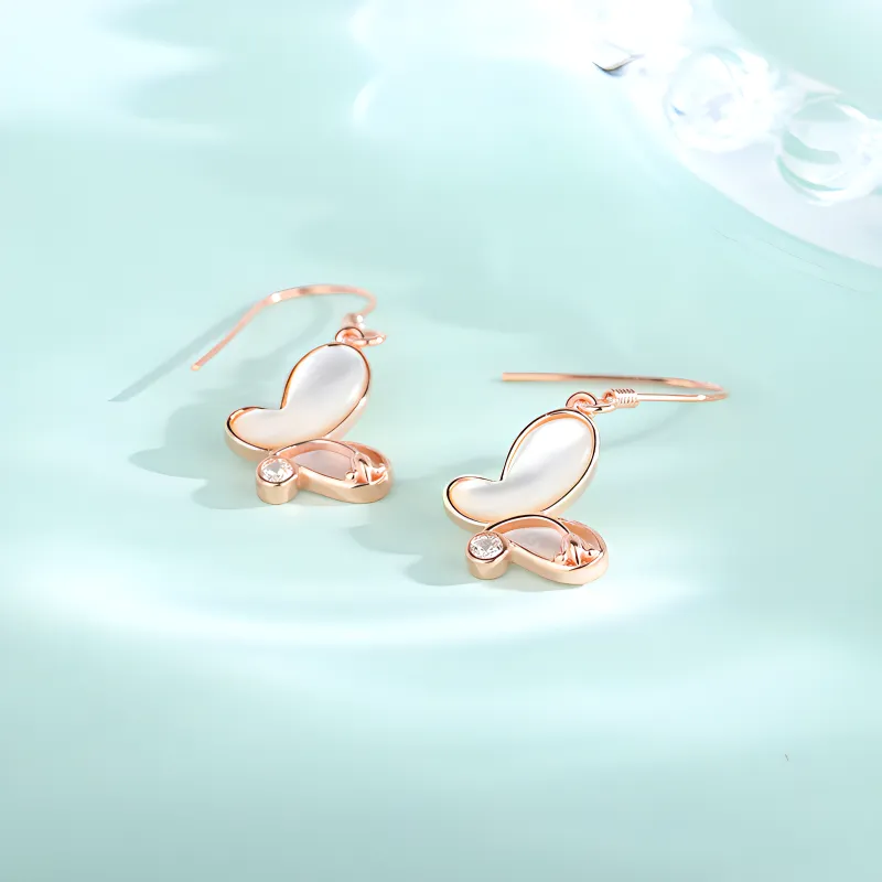 U state 925 Sterling Silver Earrings Women's-2