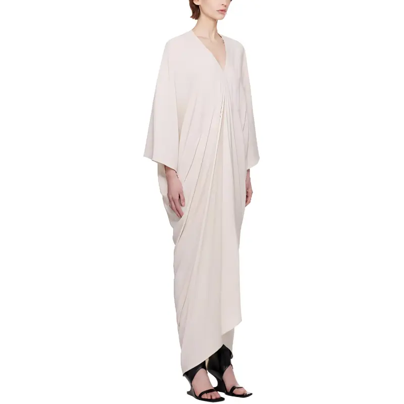 RICK OWENS/RO Long Sleeved Dresses Women's Ecru-3