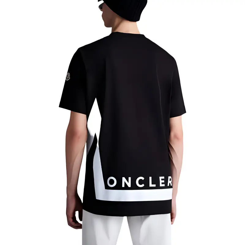 Moncler Logo Printed Crewneck T Shirt-3